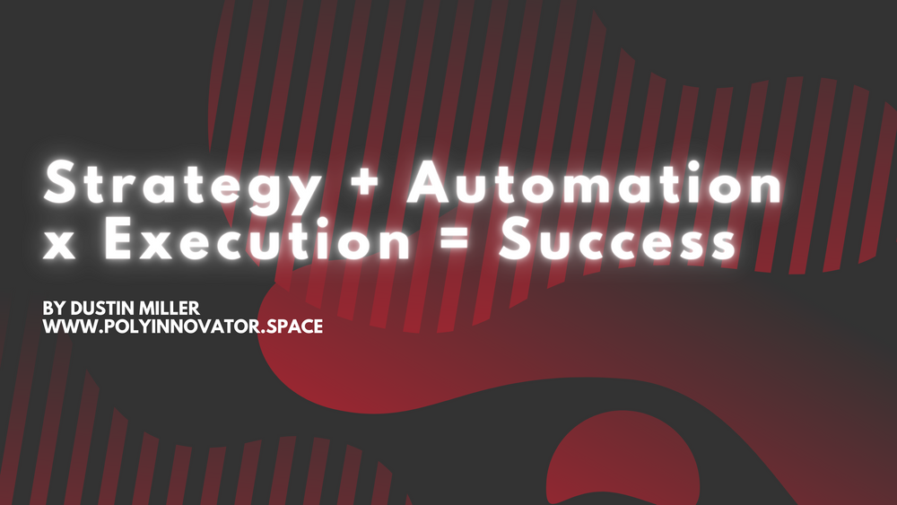Strategy + Automation x Execution = Success