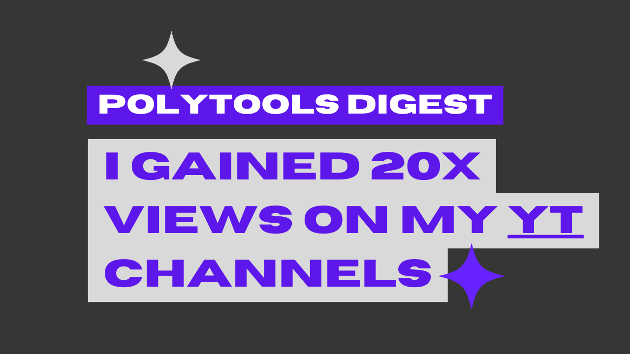 How I gained 20k Views on my YouTube Channels