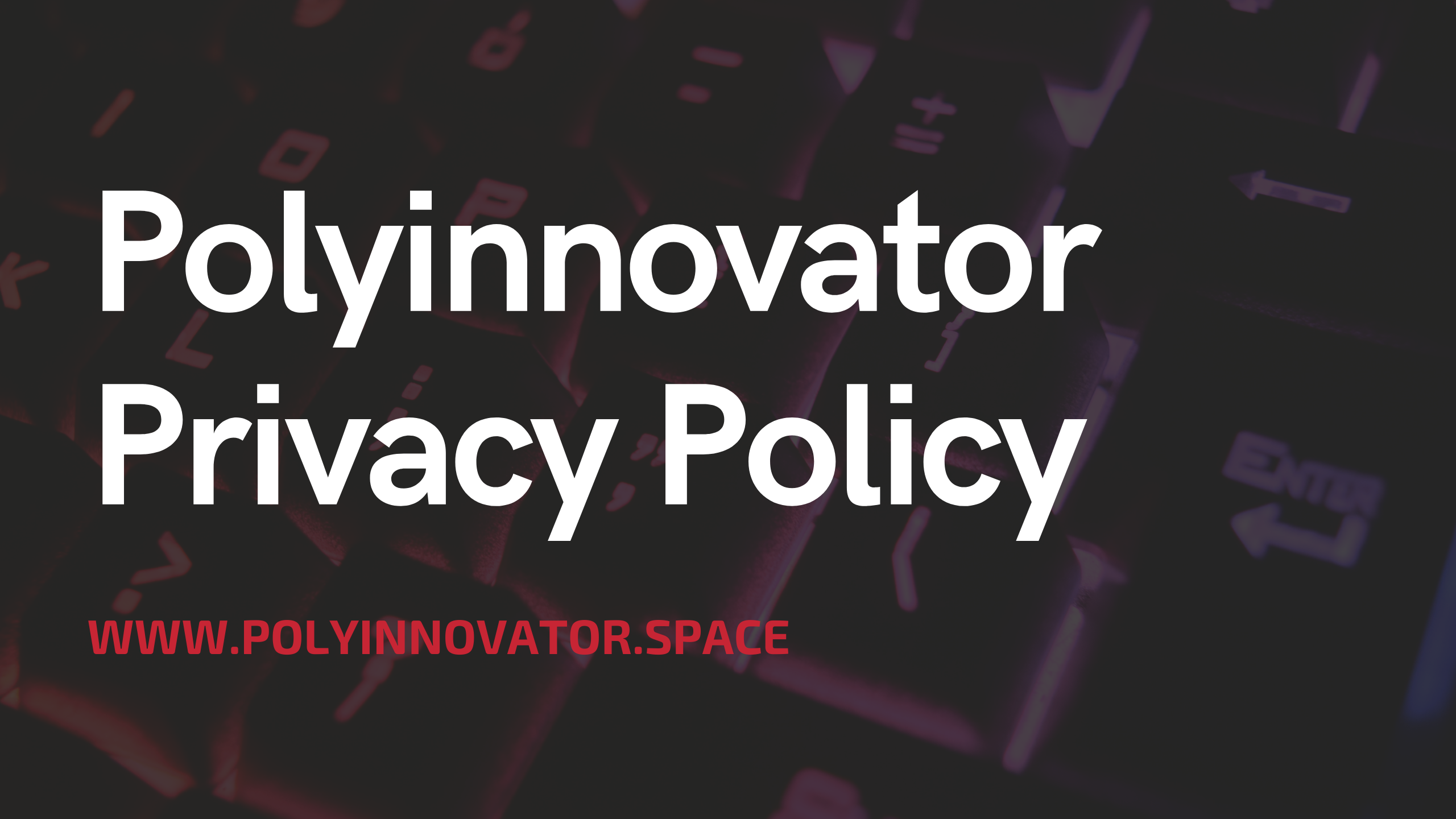 Polyinnovator Privacy Policy