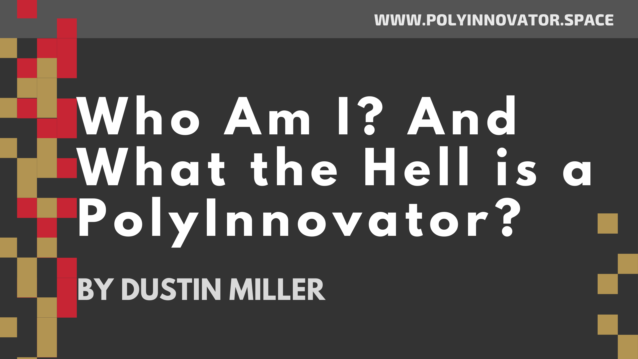 Who Am I? And What the Hell is a PolyInnovator?