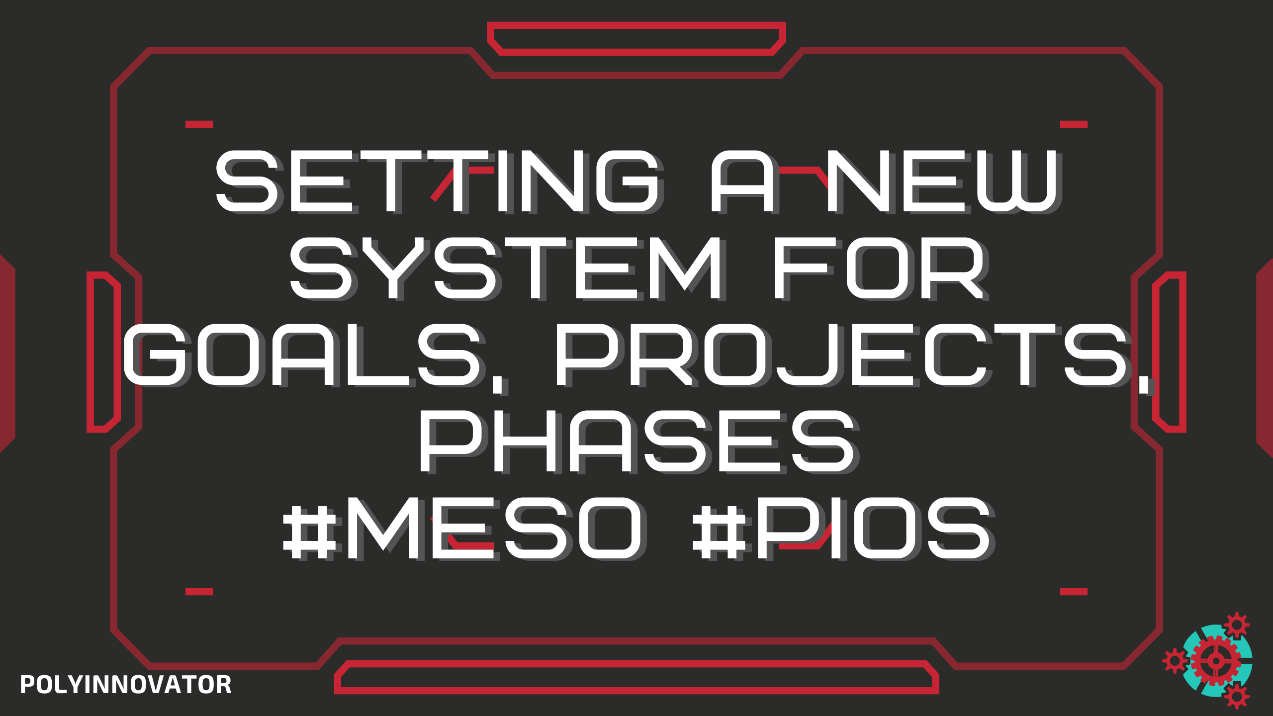 Setting a New System for Goals, Projects, Phases #MESO #PIOS