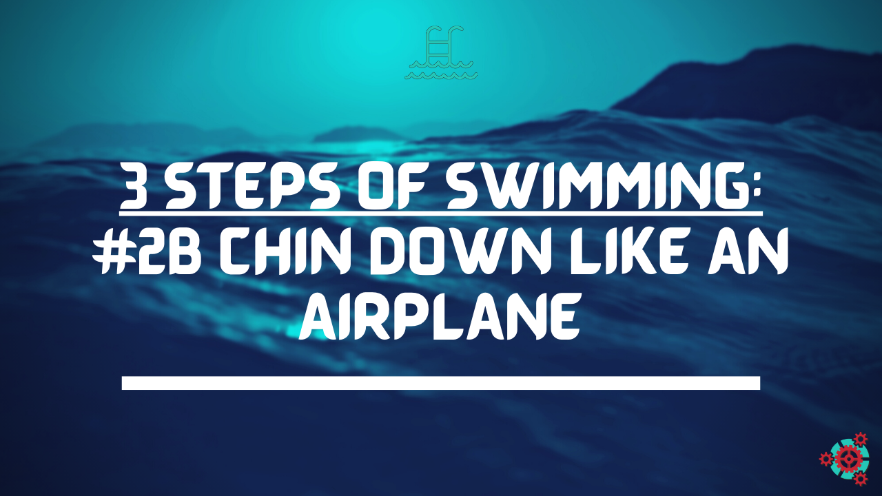 22 -  3 Steps of Swimming: #2B Chin Down like an Airplane